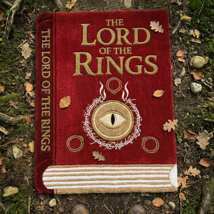 "Ringe" Buchteppich