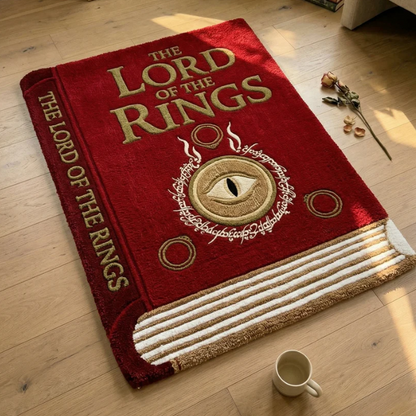 "Ringe" Buchteppich