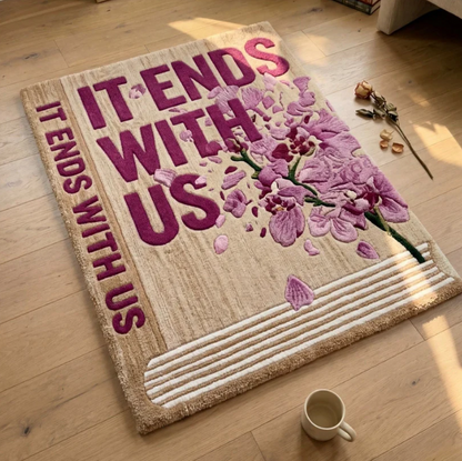 "With Us" Buchteppich