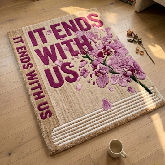 "With Us" Buchteppich