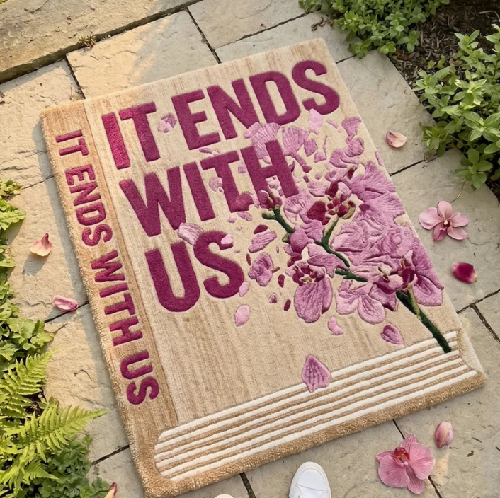 "With Us" Buchteppich