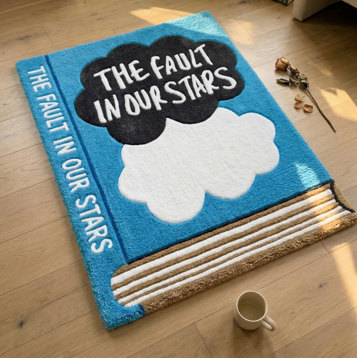 "Fault Stars" Buchteppich