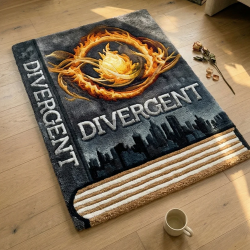 "Divergent" Buchteppich