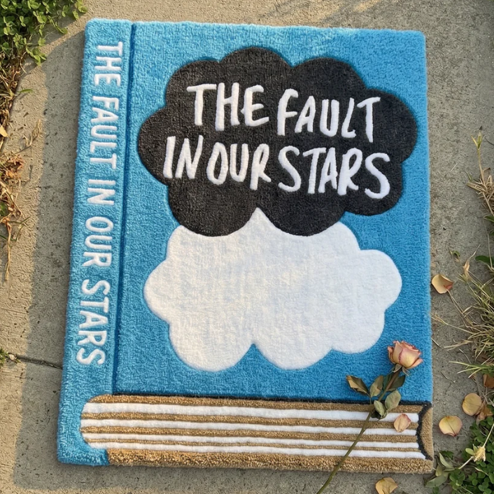 "Fault Stars" Buchteppich