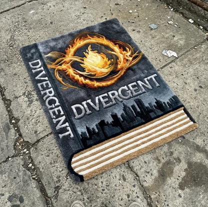 "Divergent" Buchteppich